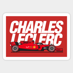 Charles Leclerc Ferrari Sticker